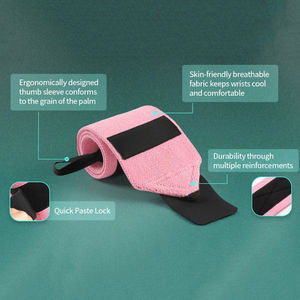 Muñequeras ajustables y duraderas para entrenamiento de gimnasia, equipo de levantamiento de pesas de seguridad para levantamiento de pesas y envolturas de entrenamiento cruzado - Product Image 2