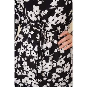 ชุดเดรสลายอุโมงค์ชาติพันธุ์สีดำ - Product Image 2