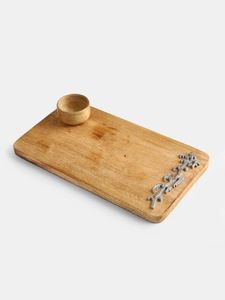 Madera decorativa con cuenco de salsa para servir comida restaurante boda en precio asequible - Product Image 6