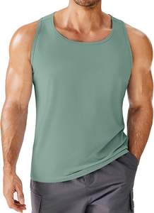 Bajo MOQ Hombres Camiseta sin mangas de calidad premium 100% algodón Nuevo diseño Transpirable Casual Fitness Ropa Venta en línea Última llegada - Product Image 4
