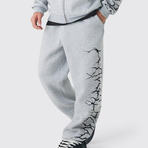 Sudadera con cremallera y pulóver, chándales para hombre, ropa deportiva, chándal personalizado de lana de algodón, chándal con logotipo personalizado para hombre - Product Image 2