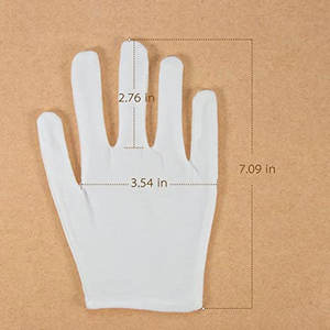 Gants de sécurité en coton fendu de vache haute performance Gants industriels anti-coupure naturels avec des gants de protection de travail à haute productivité - Product Image 3
