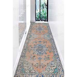 Alfombra con Estampado Floral - Diseño Marroquí, Estilo Turco, Regalo de Inauguración de Casa, Alfombra de Chenilla - Product Image 5