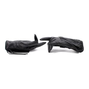 Gants en cuir à franges occidentales d'hiver noirs pour dames femmes gants en cuir chauds doublés de laine polaire du Pakistan - Product Image 3