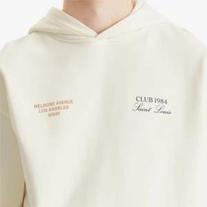 Kreem เสื้อมีฮู้ดโอเวอร์ไซส์ผ้าคอตตอน100% 380 GSM ฟลีซพิมพ์ลายด้านหน้า & ด้านหลังเสื้อผ้าแนวสตรีทในเมืองพรีเมี่ยม & แฟชั่นย้อนยุค - Product Image 5