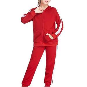 Survêtements délavés vintage pour filles, ensemble de jogging à capuche respirant et à fermeture éclair Offre Spéciale, pour bébés et enfants - Product Image 5