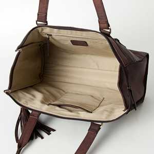 กระเป๋าสะพายไหล่หนังวัวสไตล์ตะวันตกมีซิปลายดอกไม้หนังแท้คุณภาพสูงสำหรับผู้หญิงสไตล์โบฮีเมียน - Product Image 2