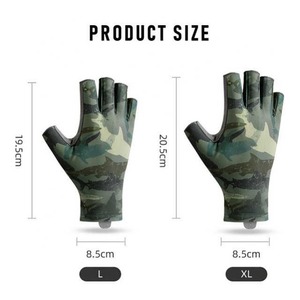 Guantes para deportes al aire libre resistentes a los arañazos, guantes de pesca de Pakistán a la venta, guantes de pesca sublimados personalizados - Product Image 2
