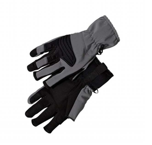 ถุงมือตกปลาแบบนิ้วสั้นครึ่งนิ้วระบายอากาศได้ดีถุงมือหนังสำหรับเล่นกีฬากันลม - Product Image 6