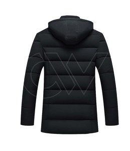 Parka de invierno 2024 para hombre, chaqueta Parka de talla grande con capucha larga, impermeable, transpirable, ropa de abrigo informal ecológica - Product Image 3