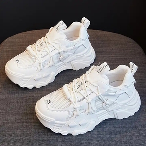High quality leather women's sneakers white sneakers for men Factory fashion sneakers black men <b>shoes</b> - Product Image 5