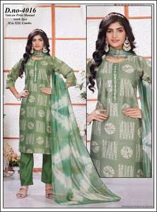 Ensemble de costume traditionnel 3 pièces pour femmes Nouveau imprimé floral droit à la mode pour le bureau Vêtements réguliers Exportation-Friendly - Product Image 5