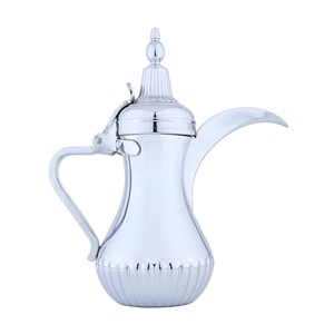 Handmade Creative Arabic <b>Metal</b> Dallah Shiny Polished Stainless Steel <b>Teapot</b> Coffee Pot Restaurant Ware Wholesale - Product Image 1