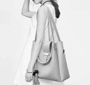 Nouvel ensemble de sacs à main tendance de collection de sacs 3 pièces polyvalents pour femmes avec sac fourre-tout à bandoulière et pochette pour filles et dames - Product Image 2