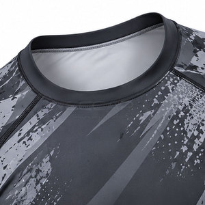 Breathable Fabric <b>BJJ</b> <b>Rash</b> <b>Guard</b> Polyester Stretch Wear Unique Pattern Design Custom Branding Clothing <b>Rash</b> <b>Guard</b> - Product Image 6