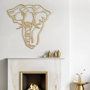 Escultura de pared de Metal de Venta caliente de tendencia ilustraciones hechas a mano abstractas modernas de alta calidad para el Interior del hogar - Product Image 6