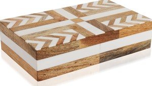 กล่องไม้สนอะคาเซียมะม่วงธรรมชาติพร้อมชิปเซ็ตทำด้วยมือโดยหัตถกรรม - Product Image 2