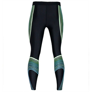 Sublimated New Design Compression Pant <b>Leggings</b> Men Sports Pants for Gym Fitness Elastic Waist - Product Image 6