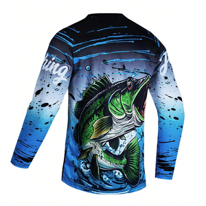 Camiseta de Pesca de Manga Larga para Hombre Speemo Sports 2025, Talla Grande, Secado Rápido, Spandex/Poliéster, Jersey de 140g, Impresión por Sublimación - Product Image 2