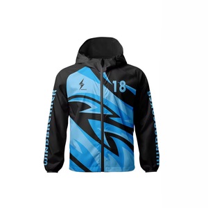 Chaqueta cortavientos de lona Unisex con logotipo personalizado OEM, impermeable, a prueba de viento, gran oferta, chaqueta de nailon Spandex de retales para invierno - Product Image 5