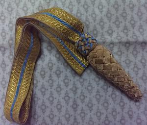 Hecho en EE. UU. Royal Air Ceremonial Gold Metal Wire Prendas de alta calidad Custom-Coated WOK Cord Knot para Home Textiles Premium Cords - Product Image 5