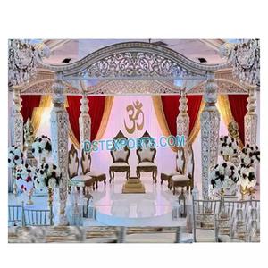 งานแต่งงานสุดหรูธีมสีขาว ซุ้มแต่งงานแบบมัชชี ซุ้มแต่งงานแบบมหารานีสุดพิเศษ ซุ้มแต่งงานแบบดานูช ซุ้มแต่งงานสไตล์ศรีลังกา ซุ้มแต่งงานแบบดานูชในสหรัฐอเมริกา - Product Image 1