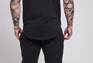 95% coton 5% spandex personnalisé logo privé vêtements d'entraînement vêtements de gym vêtements de fitness plaine blanc hommes t-shirt - Product Image 6