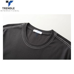 เสื้อยืดคอกลมผู้ชาย ผ้าคอตตอน 100% คุณภาพพรีเมียม ผ้าไม่หด ทนทาน ใส่สบาย ทรงคลาสสิก เนื้อผ้านุ่ม ระบายอากาศดี สีพื้น - Product Image 5