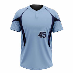 Nuevo Estilo de Uniforme de Béisbol para Hombre, Jersey de Béisbol Retro con Dos Botones, Conjunto de Pantalones, Uniforme de Béisbol Personalizado - Product Image 5