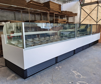 Vitrine de présentation pour yaourt et crème glacée au prix d'usine