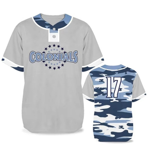Uniforme de béisbol de servicio de alta calidad, nombre de equipo personalizado, número de equipo, estilo impreso, uniforme de béisbol transpirable Premium para hombres - Product Image 6