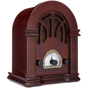 Radio rétro en bois AM/FM avec Bluetooth - Product Image 1
