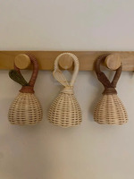Hochet pour bébé en rotin tressé fait main, jouet gonflable pour bébés de 0 à 4 ans, décoration de chambre de bébé en provenance du Vietnam par KINGHANDICRAFT VIETNAM