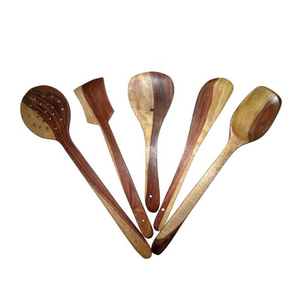 Ensemble de 5 Pes antiadhésifs en bois de mangue - Product Image 3