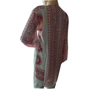 KVR Top Qualité Haute Qualité Om Kurta 100% Coton Tissu Prix de Gros Vêtements Uni Personnalisé Anti Technics Article Style Pour L'exportation - Product Image 1