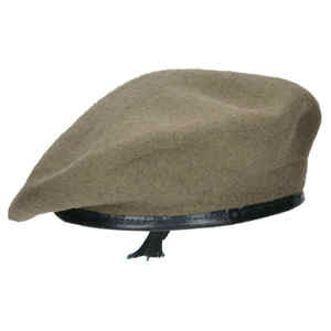 Haute qualité 100% coton bérets du Pakistan en gros 100% laine Field Grade chapeau casquette avec casquette Badge Logo Patch - Product Image 6