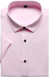 Vente en gros Chemises habillées pour hommes Fabricants Chemises d'uniforme Chemises d'affaires formelles à manches longues pour hommes Teintes en couleur unie - Product Image 5