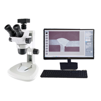 Welding Penetration Stereo Microscope Metallographic Microscope with Image Analysis Software and Computer for Petrochemic