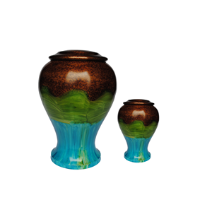 Urne funéraire en métal de style américain pour adultes Urne de crémation en palissandre époxy pour cendres humaines Urnes funéraires pour adultes pour la crémation - Product Image 5