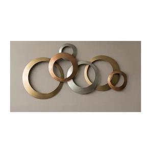 Nouvel arrivage forme ronde Offre Spéciale décoration murale en métal de luxe pour salon décoration murale en métal pour la maison au prix de gros - Product Image 1