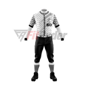 Uniformes de béisbol para jóvenes de nuevo diseño, ropa de equipo de poliéster de alta calidad impresa, conjuntos de uniformes de béisbol de precio barato al por mayor - Product Image 5