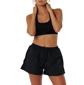 กางเกงขาสั้นออกกำลังกายเอวสูงแห้งเร็วสำหรับสตรีสไตล์หลวมเซ็กซี่สำหรับวิ่งและขี่จักรยานของตกแต่งโลโก้ขนาดพิเศษ2024 OEM - Product Image 2