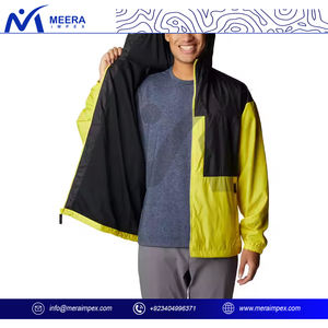 แจ็กเก็ตกันลมลำลองสำหรับผู้ชาย, เสื้อแจ็คเก็ตกันลมสำหรับฤดูใบไม้ผลิโพลีเอสเตอร์ระบายอากาศ - Product Image 5