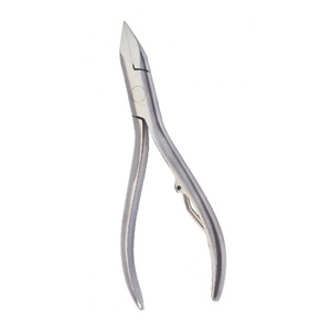 Curved Blade <b>Cuticle</b> Pusher Steel Material Ingrown <b>Cutter</b> Nail Nippers with Printed Handle for Toes Nail Care Barrel Spring 121 - Product Image 1