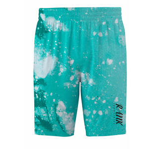 Shorts d'été décontractés pour hommes, taille mi-haute, en toile avec taille élastique et poches latérales, imprimé numérique - Product Image 1