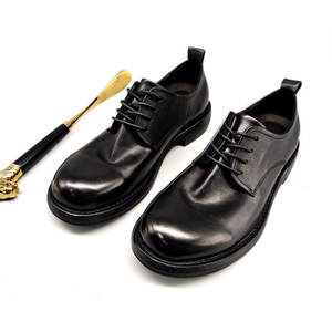 Chaussures Oxford en cuir de vachette légères avec semelle anti-fatigue et insert en mesh, chaussures de bureau pour hommes - Product Image 3