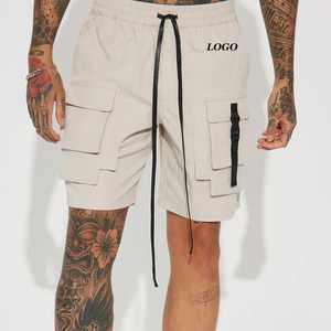 <b>Men</b> Utility Nylon Cargo Shorts Elastic Waist With <b>Hand</b> Pockets And Back Pocket / OEM Service For Bulk Buyer Wholesale Rate 2026 - Product Image 1