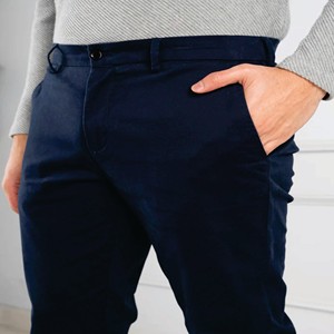 2023 pantalones de varios colores sólidos para hombre, Pantalones rectos, pantalones de negocios informales, Pantalones chinos personalizados ajustados para hombres - Product Image 2