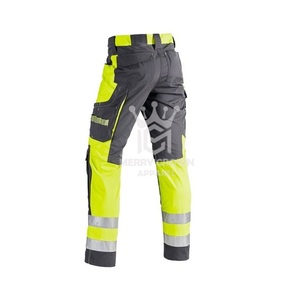 Pantalon de travail décontracté pour homme, coupe droite, 100% coton, léger, avec braguette à boutons, en velours côtelé, couleur unie, imperméable, respirant et écologique - Product Image 5