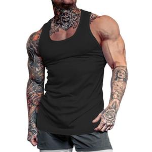 <b>Summer</b> Men Workout Vest <b>Sleeveless</b> Custom Logo Printed Blank Black <b>Sleeveless</b> Tank <b>Tops</b> - Product Image 4